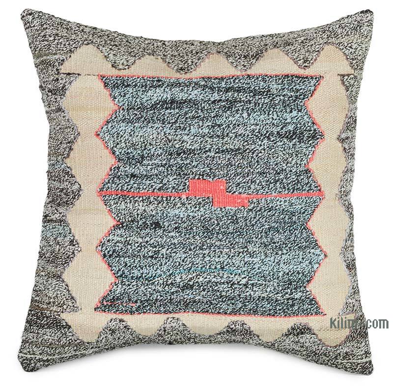 Kilim Pillow Cover - 1' 8" x 1' 8" (20" x 20") - K0061010