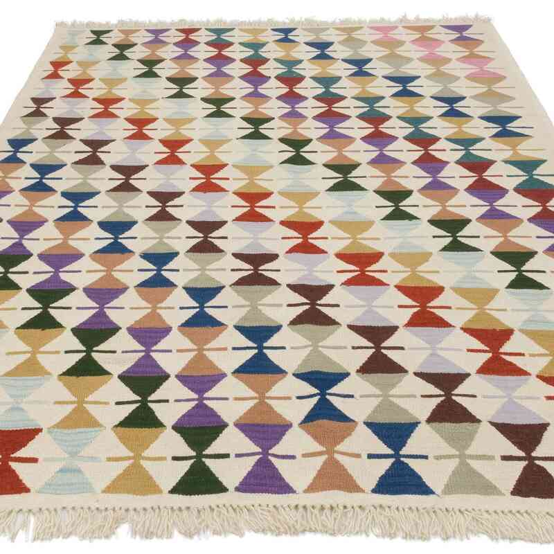 Nueva Alfombra Turca Kilim - 150 cm x 210 cm - K0061013