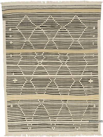 New Handwoven Turkish Kilim Rug - 7' 7" x 9' 7" (91" x 115")
