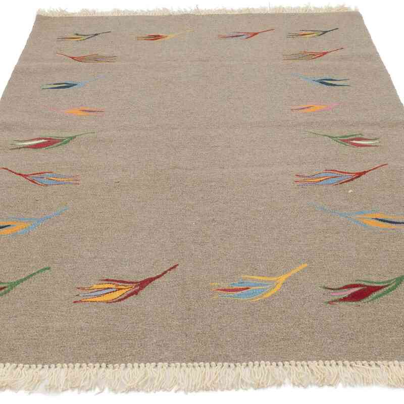 Yeni Kök Boya El Dokuma Kilim - 121 cm x 181 cm - K0061028