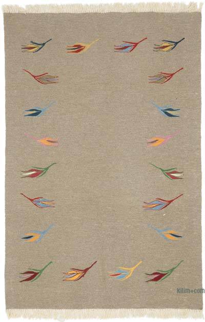 New Handwoven Turkish Kilim Rug - 4'  x 5' 11" (48" x 71")