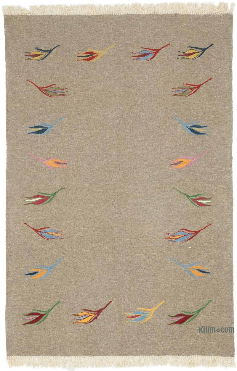 Yeni Kök Boya El Dokuma Kilim - 121 cm x 181 cm - K0061028