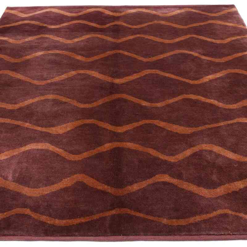 New Hand-Knotted Turkish Rug - 4' 6" x 5' 11" (54" x 71") - K0061032