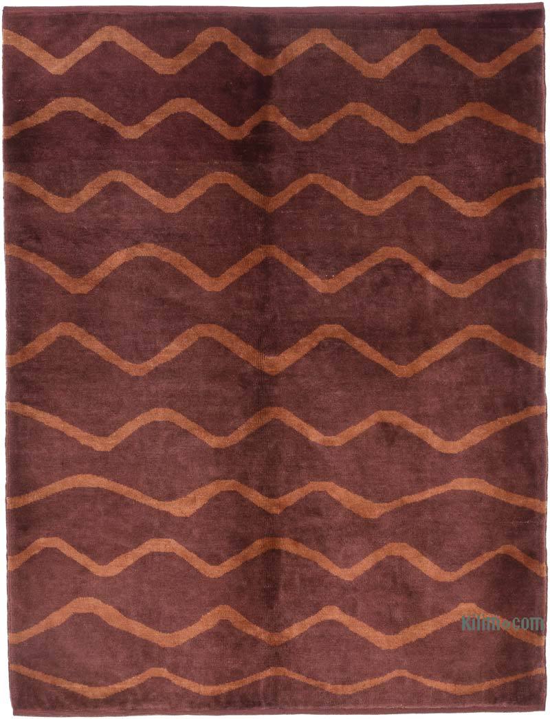 New Hand-Knotted Turkish Rug - 4' 6" x 5' 11" (54" x 71") - K0061032