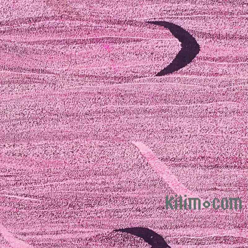 Pink New Contemporary Handwoven Kilim Runner - 2' 9" x 14' 3" (33" x 171") - K0061054