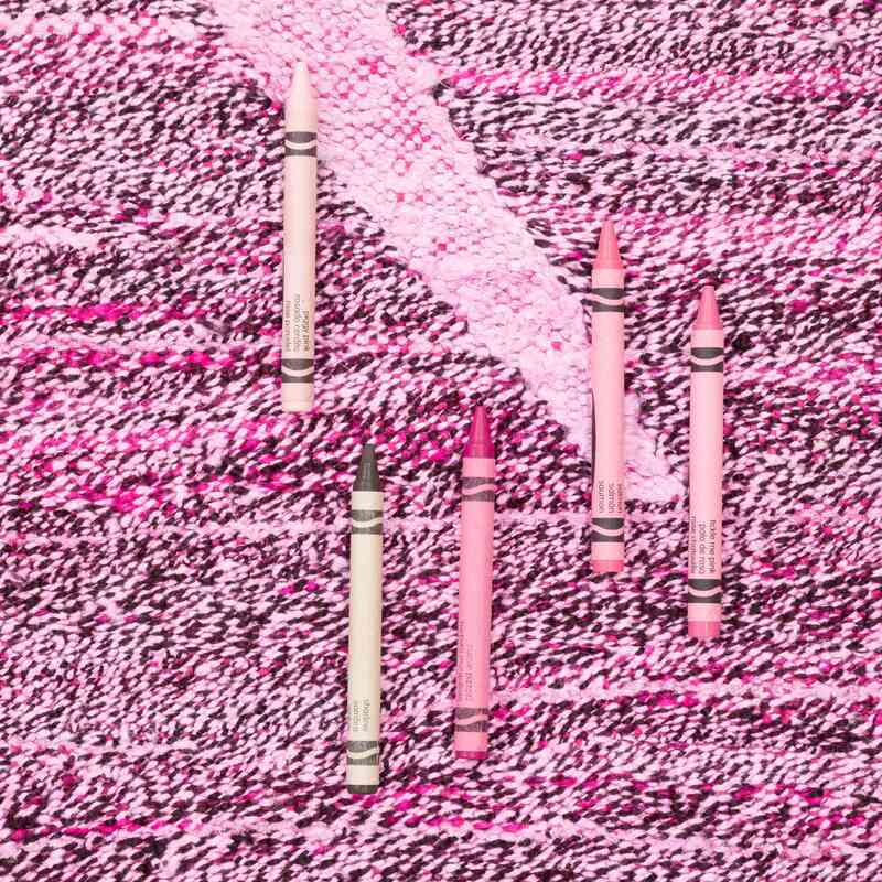 Pink New Contemporary Handwoven Kilim Runner - 2' 9" x 14' 3" (33" x 171") - K0061054