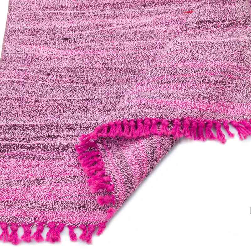 Pink New Contemporary Handwoven Kilim Runner - 2' 9" x 14' 3" (33" x 171") - K0061054