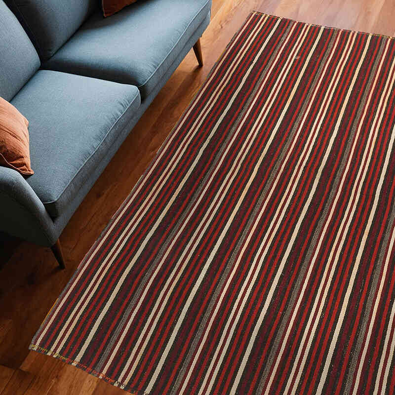 Alfombra Vintage Anatolian Kilim - 192 cm x 248 cm - K0061089