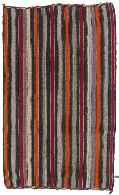 Vintage Anatolian Kilim Rug - 5' 10" x 9' 8" (70" x 116")