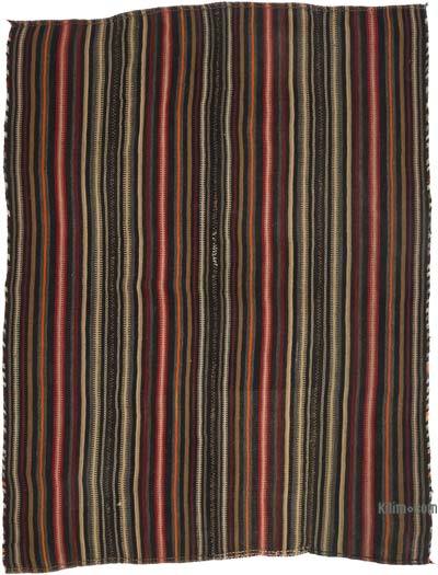 Vintage Anatolian Kilim Rug - 5' 4" x 6' 11" (64" x 83")