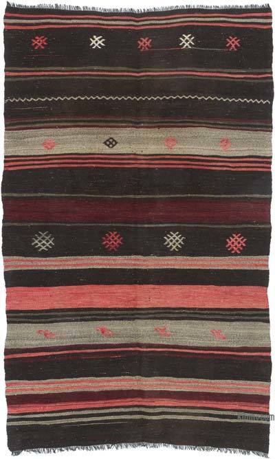 Vintage Anatolian Kilim Rug - 5' 6" x 9'  (66" x 108")