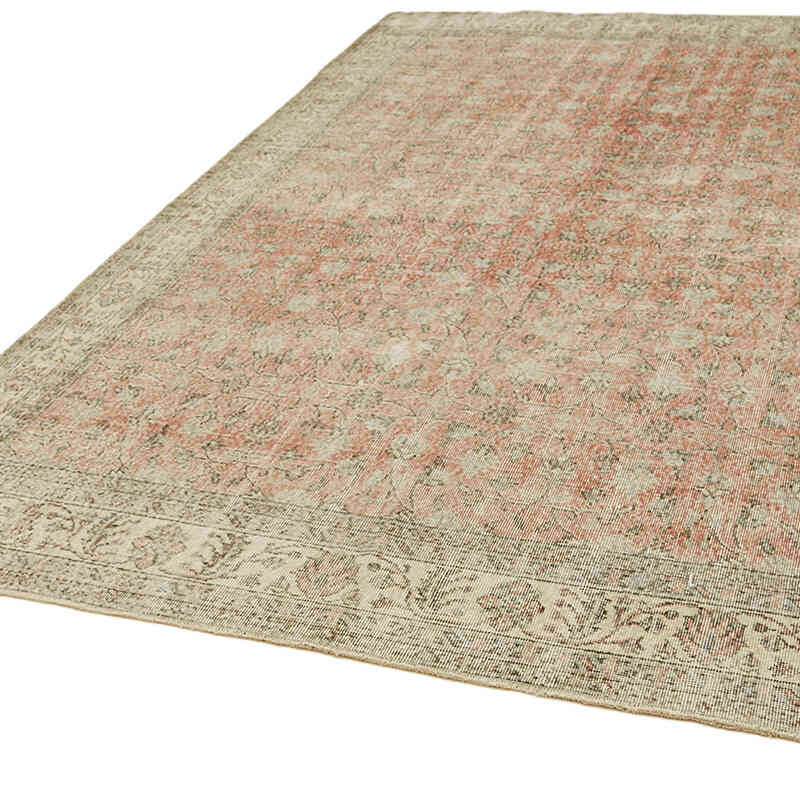 Alfombra Vintage Turca Anudada a Mano - 202 cm x 310 cm - K0061149