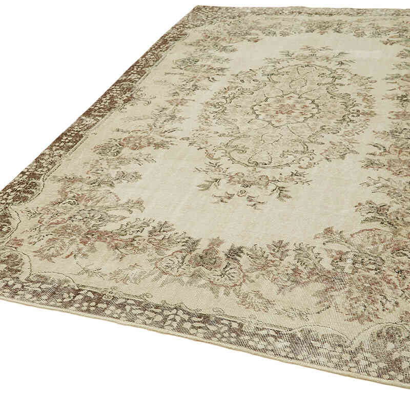 Vintage Turkish Hand-Knotted Rug - 6' 7" x 10' 6" (79" x 126") - K0061153