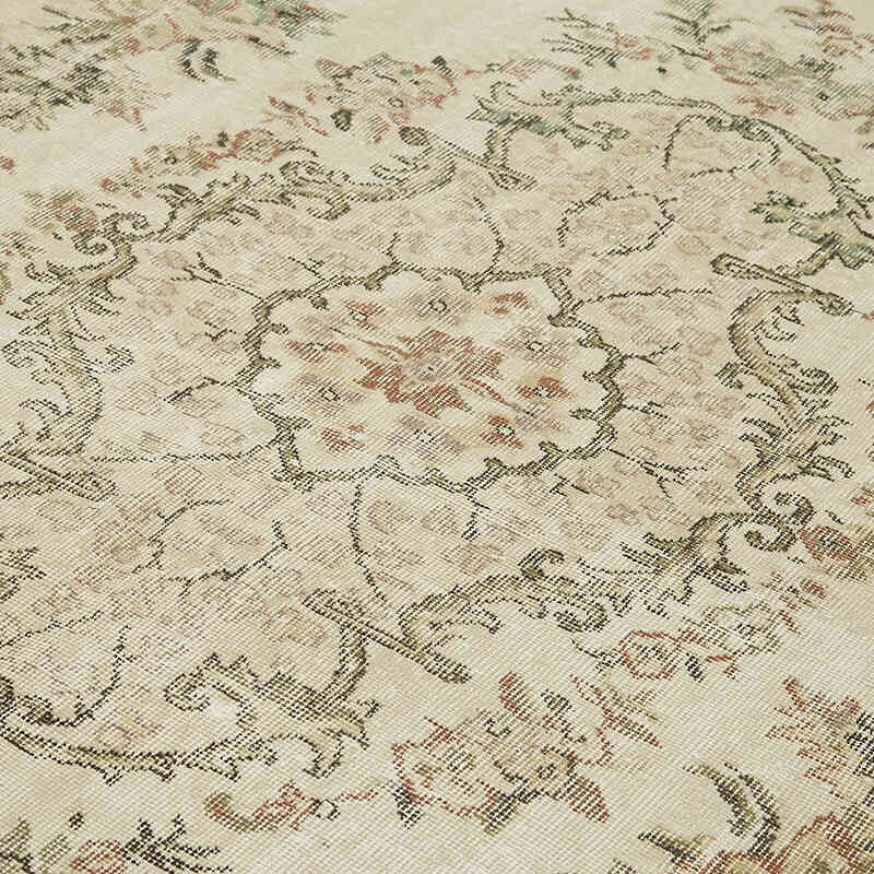 Vintage Turkish Hand-Knotted Rug - 6' 7" x 10' 6" (79" x 126") - K0061153