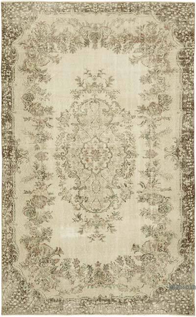 Vintage Turkish Hand-Knotted Rug - 6' 7" x 10' 6" (79" x 126")