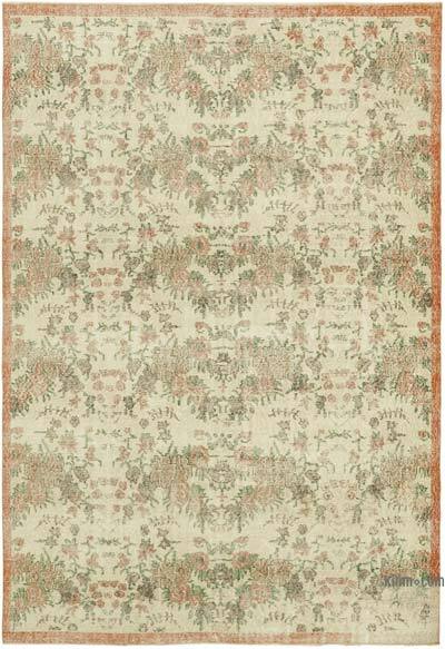 Vintage Turkish Hand-Knotted Rug - 6' 6" x 9' 6" (78" x 114")