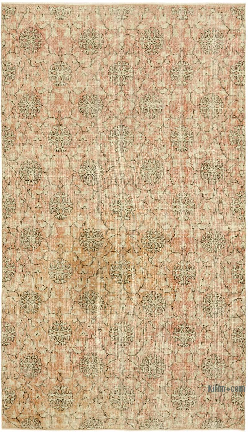 Vintage Turkish Hand-Knotted Rug - 4' 10" x 8' 3" (58" x 99") - K0061158