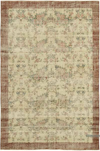 El Dokuma Vintage Halı - 194 cm x 295 cm