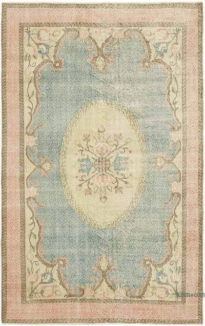 Vintage Turkish Hand-Knotted Rug - 6' 6" x 10'  (78" x 120")