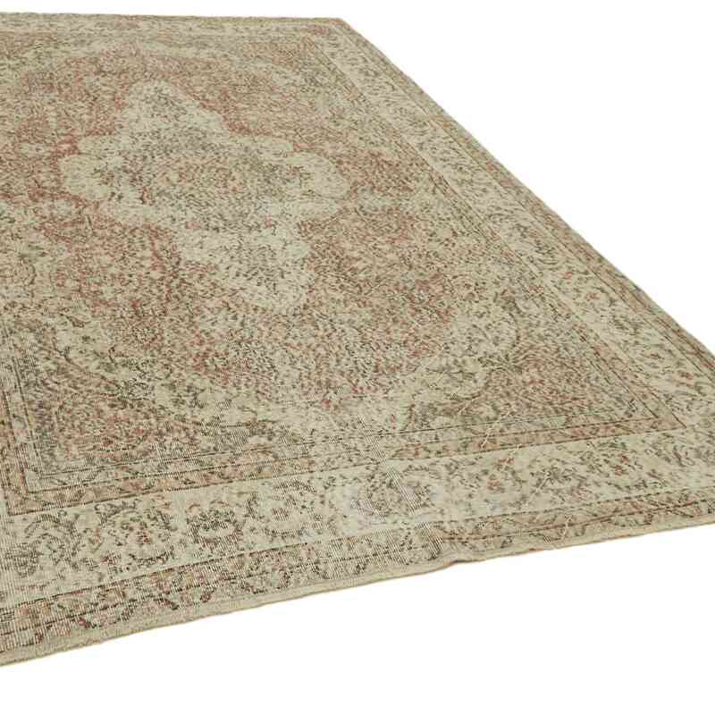 Alfombra Vintage Turca Anudada a Mano - 207 cm x 317 cm - K0061176