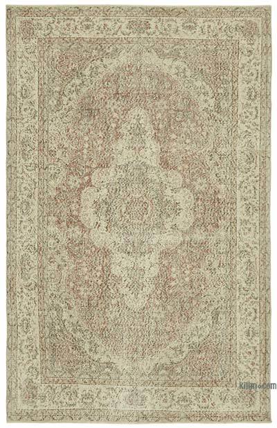 Alfombra Vintage Turca Anudada a Mano - 207 cm x 317 cm