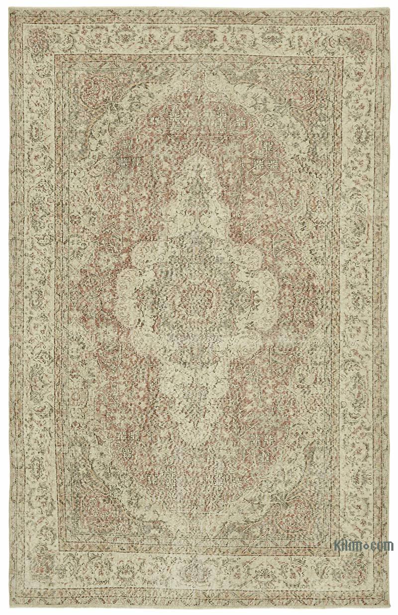 Alfombra Vintage Turca Anudada a Mano - 207 cm x 317 cm - K0061176
