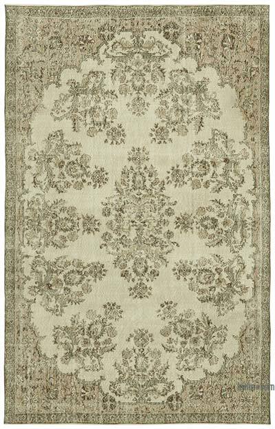 Vintage Turkish Hand-Knotted Rug - 6' 10" x 10' 9" (82" x 129")