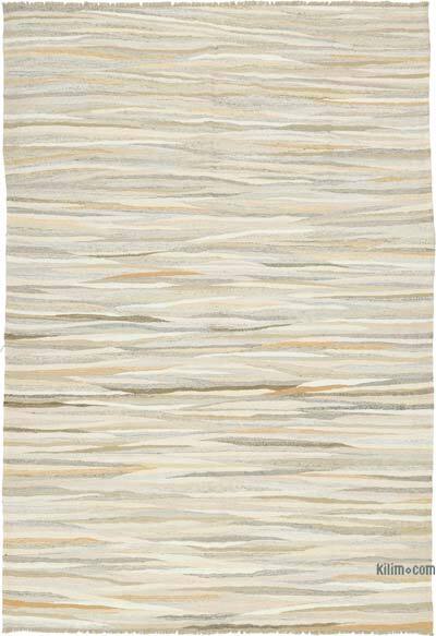 Bej Yeni El Dokuma Kilim - 246 cm x 360 cm