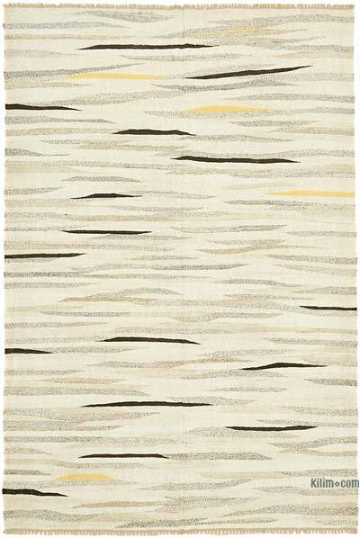Bej Yeni El Dokuma Kilim - 246 cm x 362 cm