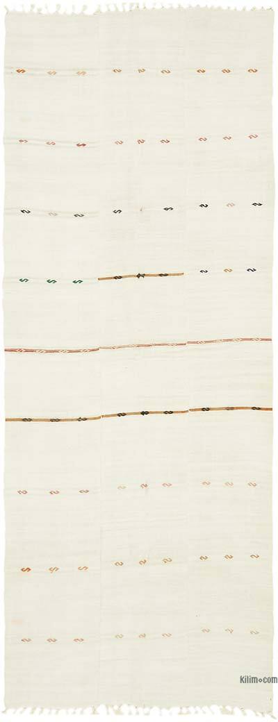 Vintage Anatolian Hemp Kilim Rug - 6' 1" x 15' 4" (73" x 184")