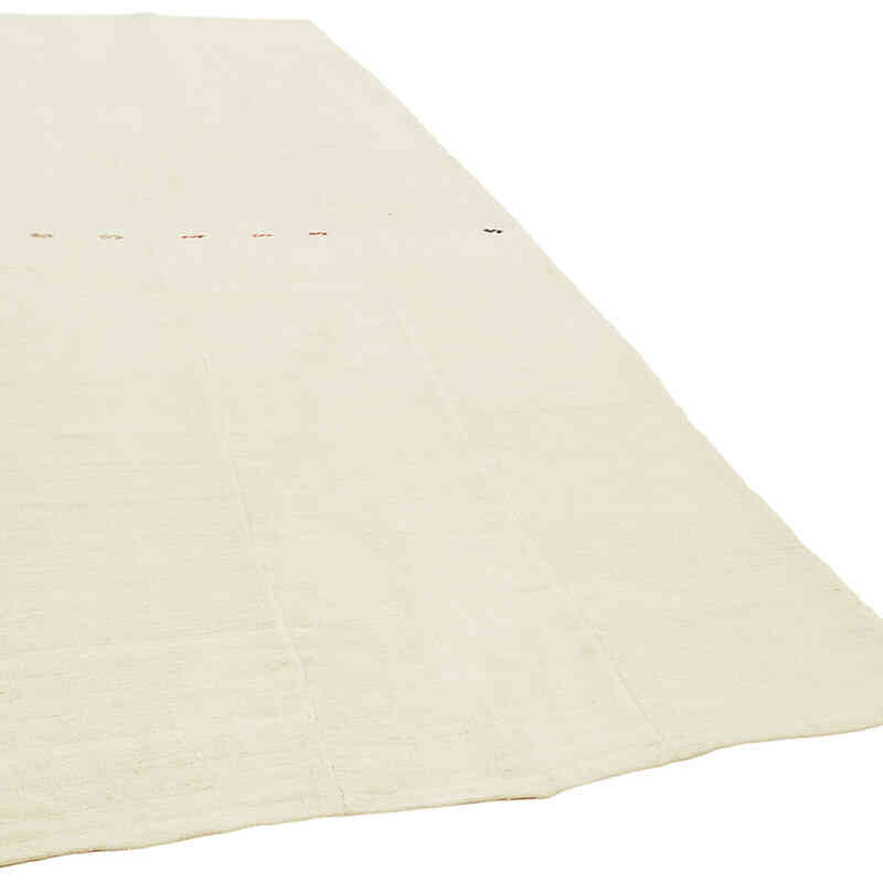 Vintage Anatolian Hemp Kilim Rug - 6' 3" x 15'  (75" x 180") - K0061245