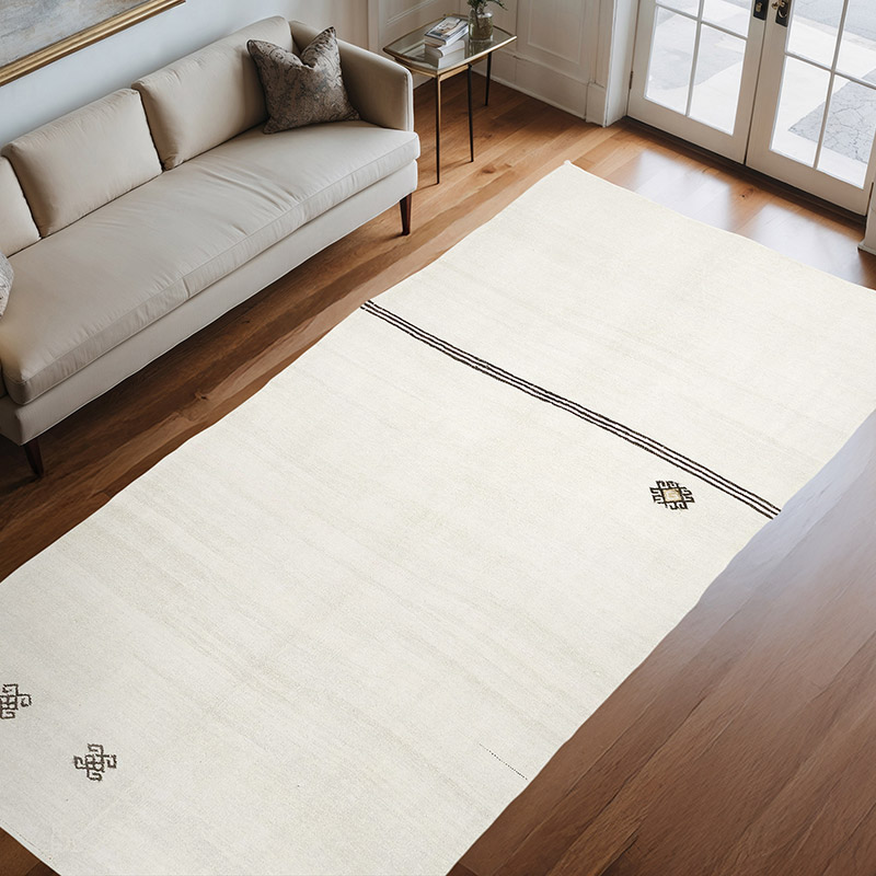 Alfombra Vintage Turco Kilim - 186 cm x 362 cm - K0061246