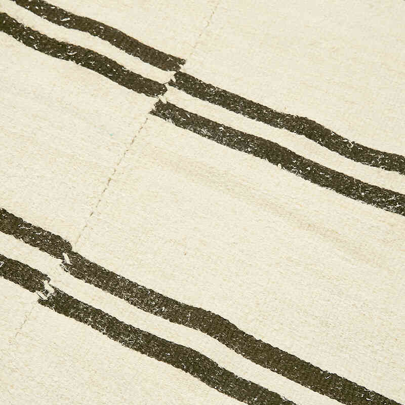 Beige Alfombra Vintage Turco Kilim - 196 cm x 385 cm - K0061253