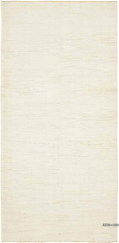 New Contemporary Handwoven Kilim Rug - 7' 4" x 14' 8" (88" x 176") - Vintage Yarn