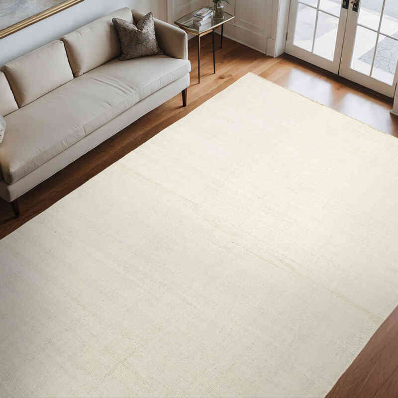 New Contemporary Handwoven Kilim Rug - 7' 10" x 11' 4" (94" x 136") - Vintage Yarn - K0061280