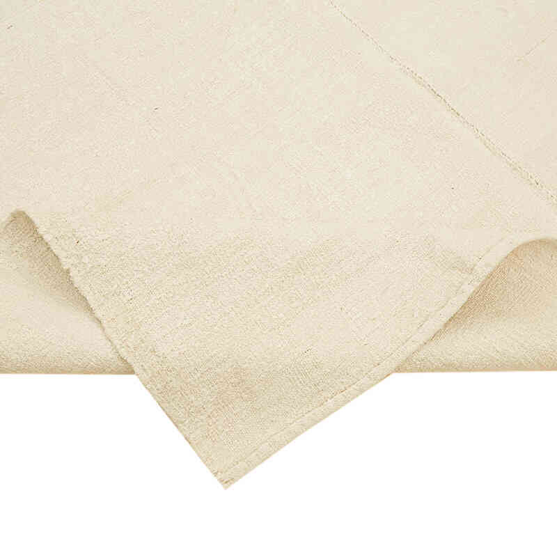 Beige Alfombra Vintage Turco Kilim - 210 cm x 292 cm - K0061285