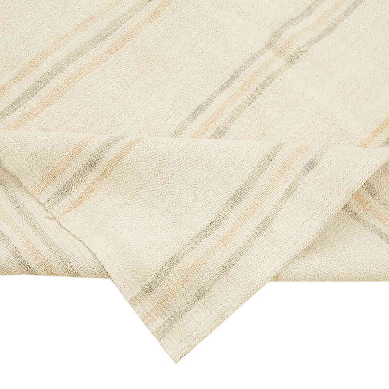 Beige Alfombra Vintage Turco Kilim - 180 cm x 280 cm - K0061363