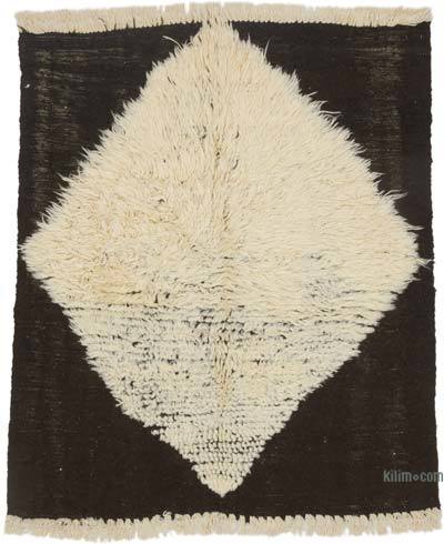 Bej, Kahverengi Yeni Anadolu Tülü - 130 cm x 145 cm