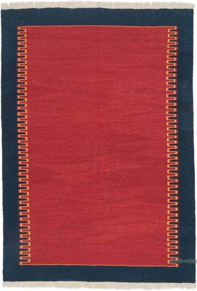 New Handwoven Turkish Kilim Rug - 4' 1" x 5' 9" (49" x 69")