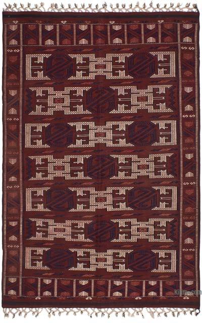 Vintage Bergama Kilim Rug - 4' 4" x 6' 3" (52" x 75")