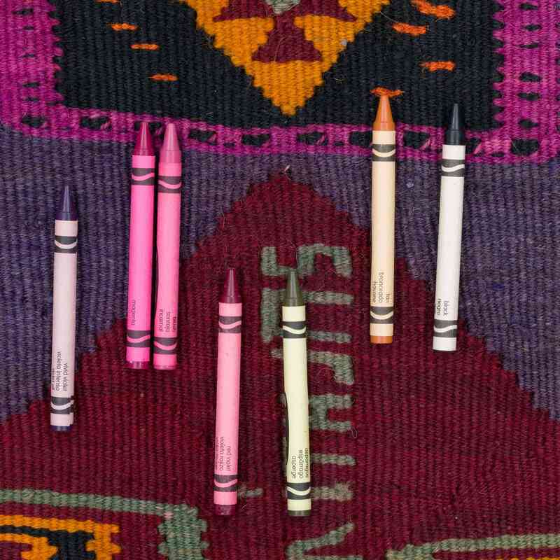 Vintage Kars Kilim Rug - 4' 8" x 12' 9" (56" x 153") - K0061470