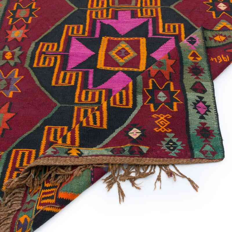 Vintage Kars Kilim Rug - 4' 8" x 12' 9" (56" x 153") - K0061470