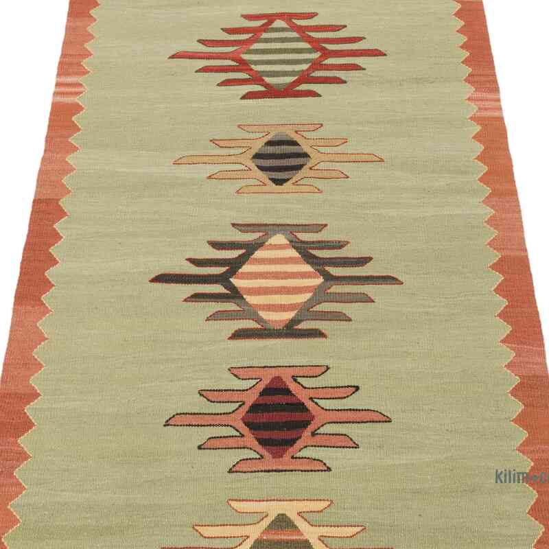 New Handwoven Turkish Kilim Runner - 2' 4" x 6' 9" (28" x 81") - K0061674
