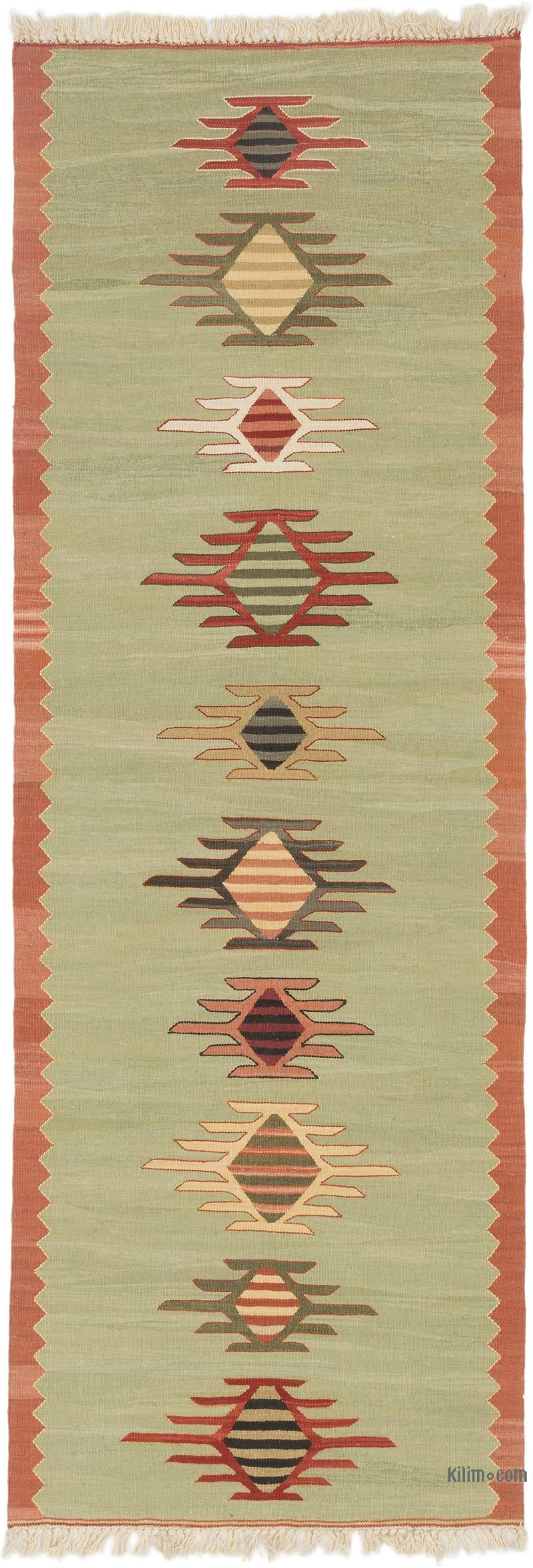 New Handwoven Turkish Kilim Runner - 2' 4" x 6' 9" (28" x 81") - K0061674
