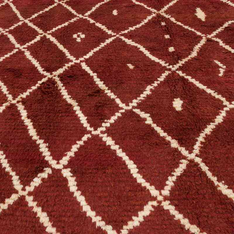 New Moroccan Style Hand-Knotted Tulu Rug - 6'  x 9' 2" (72" x 110") - K0061679