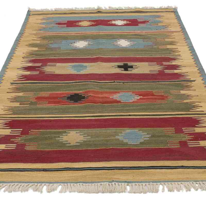 Nueva Alfombra Turca Kilim - 117 cm x 180 cm - K0061683