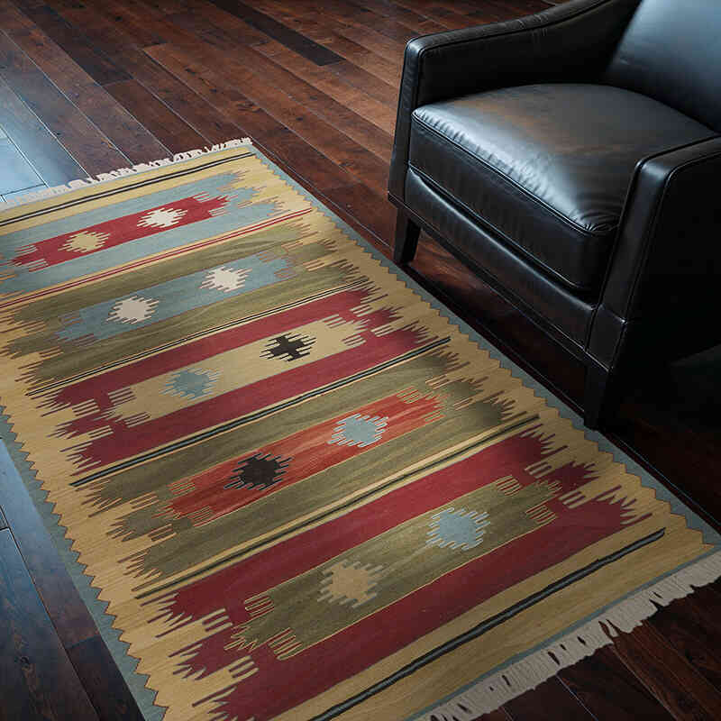 Nueva Alfombra Turca Kilim - 117 cm x 180 cm - K0061683