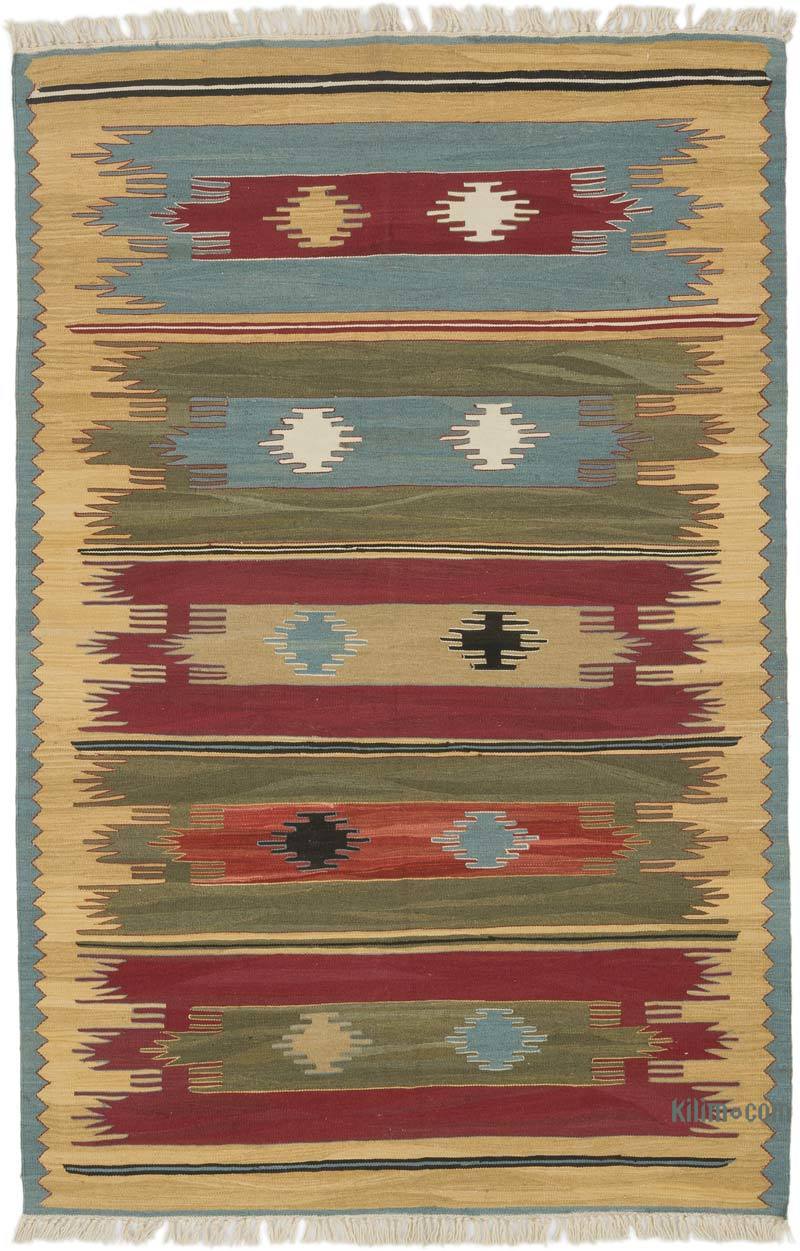 Nueva Alfombra Turca Kilim - 117 cm x 180 cm - K0061683