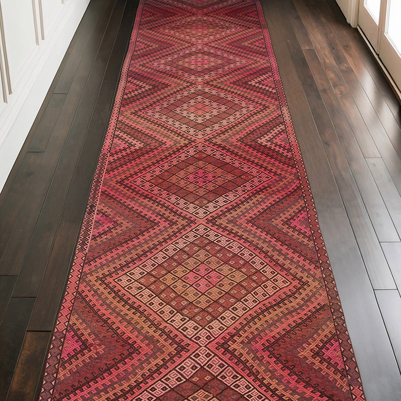 Corredor Vintage de Anatolia Jijim - 130 cm x 433 cm - K0061691