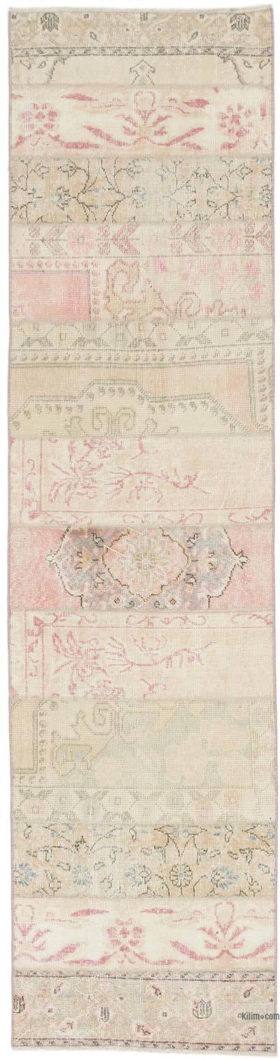 Vintage Turkish Hand-Knotted Runner - 2' 6" x 9' 10" (30" x 118")